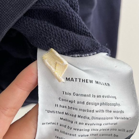 Mathew Miller Untitled Men's Navy Sweater - Picture 5 of 5